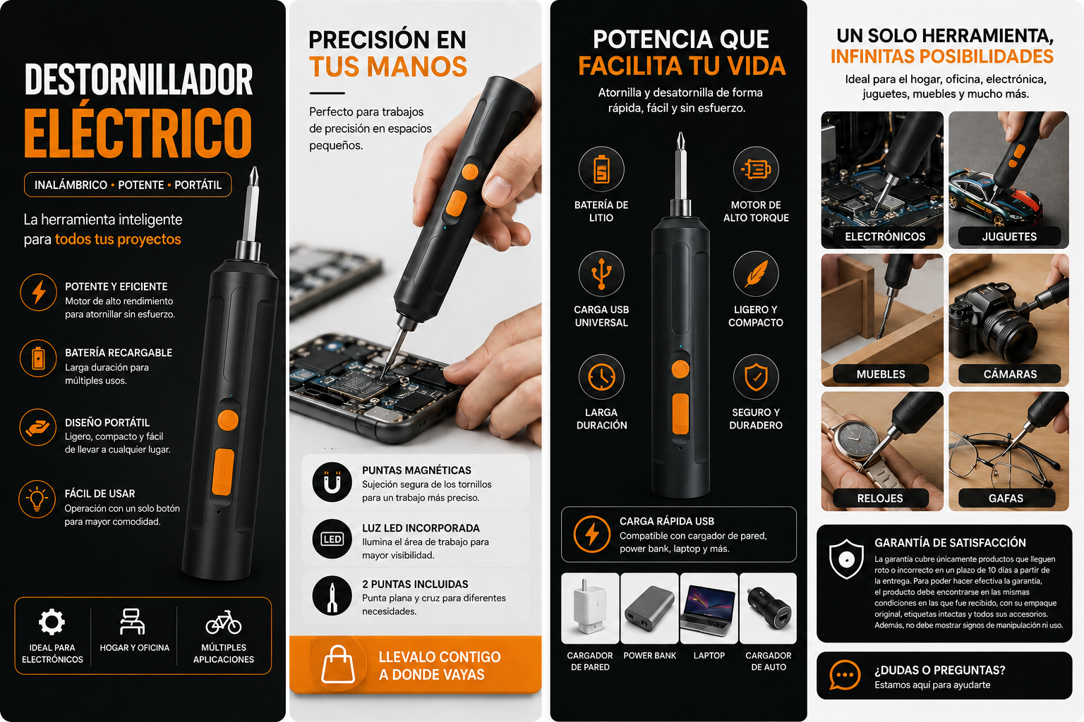 Destornillador Eléctrico Inalámbrico